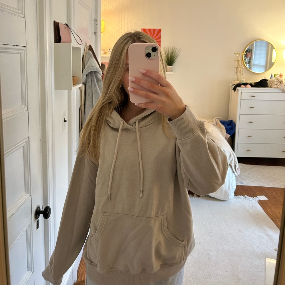 Tan hoodie